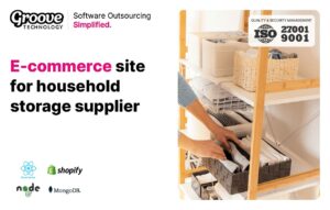 E-commerce site for household storage supplier