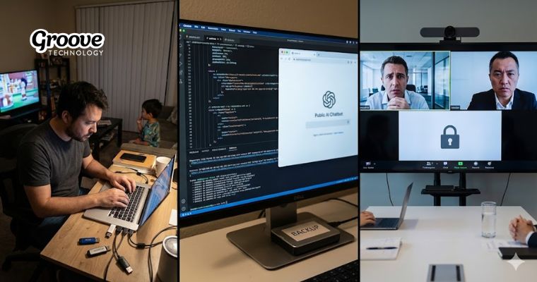 Businesses cannot know whether a developer's laptop is shared,