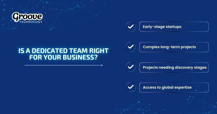 A dedicated development team access to global expertise while staying cost-effective