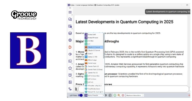 Braina delivers advanced voice control accurate dictation