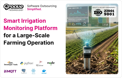 Smart Irrigation Monitoring Platform for a Large-Scale Farming Operation